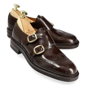 Clearance Carmina CHAUSSURES FEMMES DOUBLE MONK STRAP ÉDITION LIMITÉE 1850 OSCARIA DARKBROWN