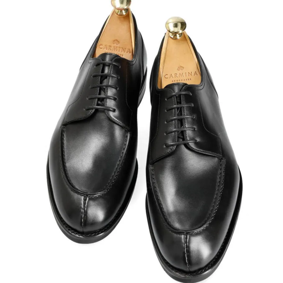 Hot Carmina CHAUSSURES NORVÉGIENNES EN CUIR DE VEAU NOIR BOX CALF | BLACK