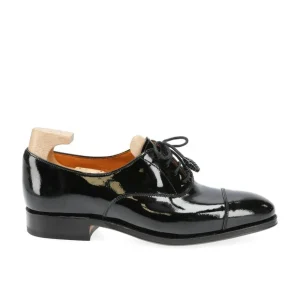 Fashion Carmina CHAUSSURES OXFORD FEMME CUIR VERNI NOIR | BLACK
