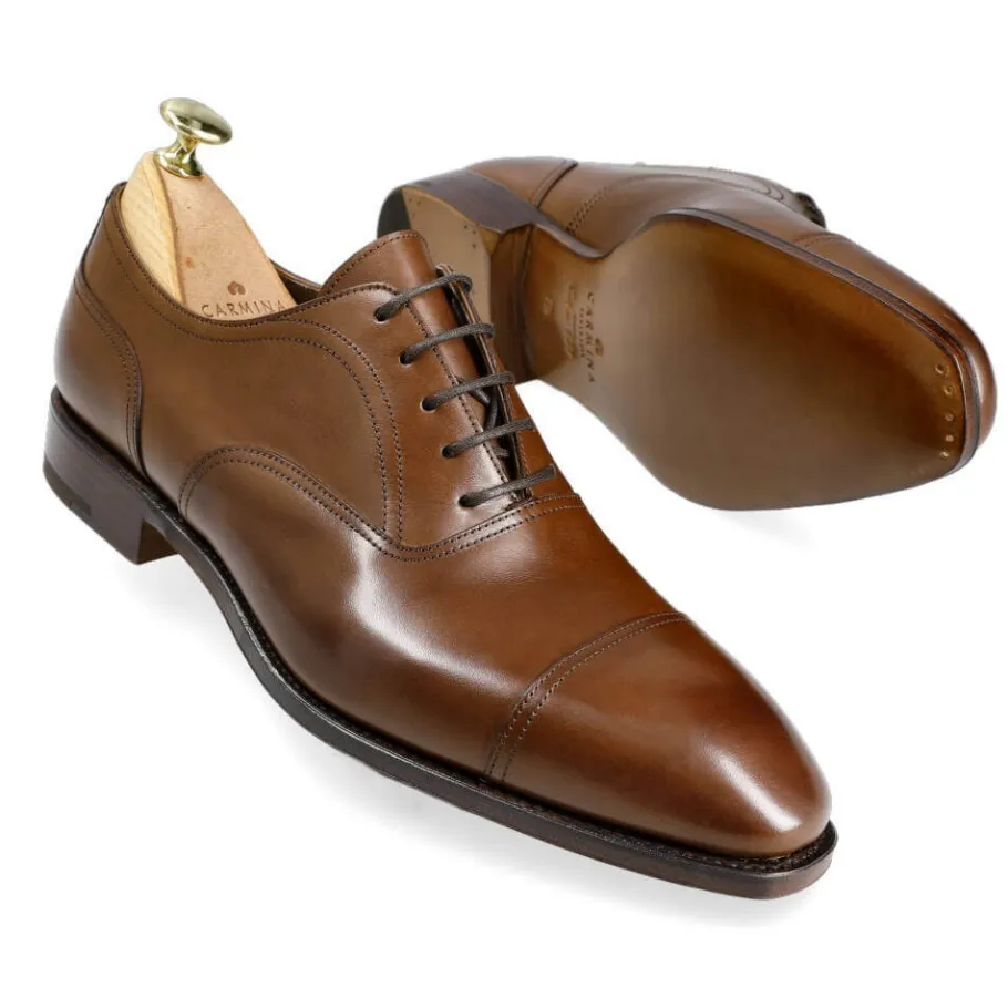 chaussures_oxford_marron_vgane__carmina_1.webp Hot Carmina CHAUSSURES OXFORD MARRON VÉGANE | BROWN