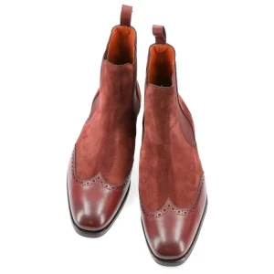 Store Carmina CHELSEA BOOTS FEMME 1209 HILLS BURDEOS/BORDO