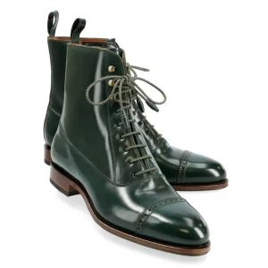Sale Carmina CORDOVAN BOTTINES FEMME 1573 MADISON GREEN