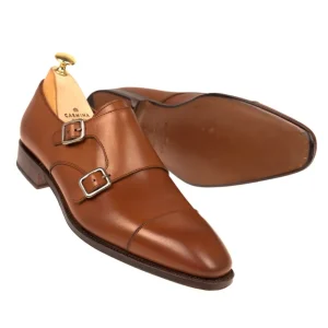 Best Sale Carmina DOUBLE MONK STRAP 10003 SIMPSON TANNED