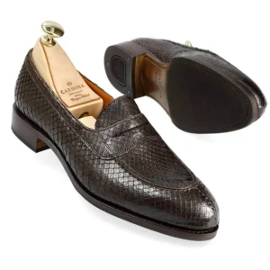New Carmina FEMME PENNY LOAFERS PHYTON MARRON | BROWN