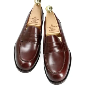 Discount Carmina FEMMES PENNY LOAFERS VARIK | OXBLOOD