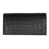 Fashion Carmina GRAND PORTEFEUILLE POUR HOMME ALLIGATORE BLACK