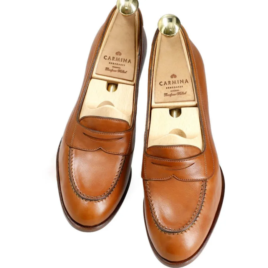 high_heel_loafers_tan_rusticalf__carmina_3.webp Fashion Carmina HIGH HEEL LOAFERS TAN RUSTICALF | TANNED