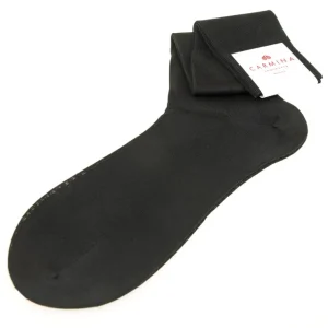 New Carmina Long socks in BLACK
