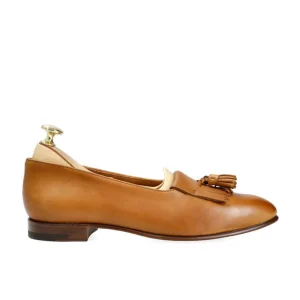 Outlet Carmina MOCASSINS À GLAND FEMMES BRUN RUSTICALF | TANNED