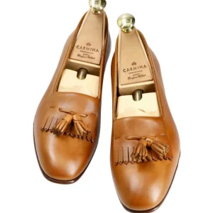 Outlet Carmina MOCASSINS À GLAND FEMMES BRUN RUSTICALF | TANNED
