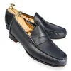 Best Carmina MOCASSINS À LANGUETTE HOMME RUSTICALF MARINE | NAVY