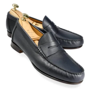 Best Carmina MOCASSINS À LANGUETTE HOMME RUSTICALF MARINE | NAVY