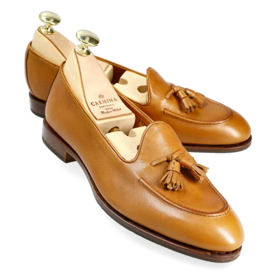 mocassins__pampilles_femme__drac_0.webp Clearance Carmina MOCASSINS À PAMPILLES FEMME 1842 DRAC TANNED