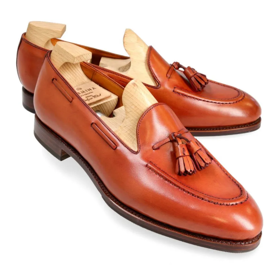 mocassins__pampilles_femme_en_vegano_cuir_fini_pompi_0.webp Cheap Carmina MOCASSINS À PAMPILLES FEMME EN VEGANO CUIR (FINI POMPÉI) TANNED(POMPEIFINISH)
