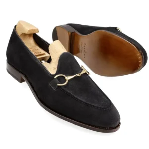 Fashion Carmina MOCASSINS A BOUCLE DAIM VOGUE MARINE | NAVY
