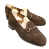 Store Carmina MOCASSINS A BOUCLE FEMME DAIM MARRON | BROWN