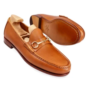 Discount Carmina MOCASSINS A BOUCLE FUNCHAL CUIR | TANNED