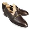 Sale Carmina MOCASSINS A BOUCLE RUSTICALF CHÂTAIN | BROWN