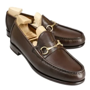 Shop Carmina MOCASSINS A BOUCLE RUSTICALF MARRON | BROWN