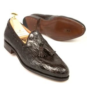 Cheap Carmina MOCASSINS A GLAND CROCODILE MARRON | BROWN