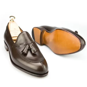 Clearance Carmina MOCASSINS A GLAND MARRON BOXCALF | BROWN