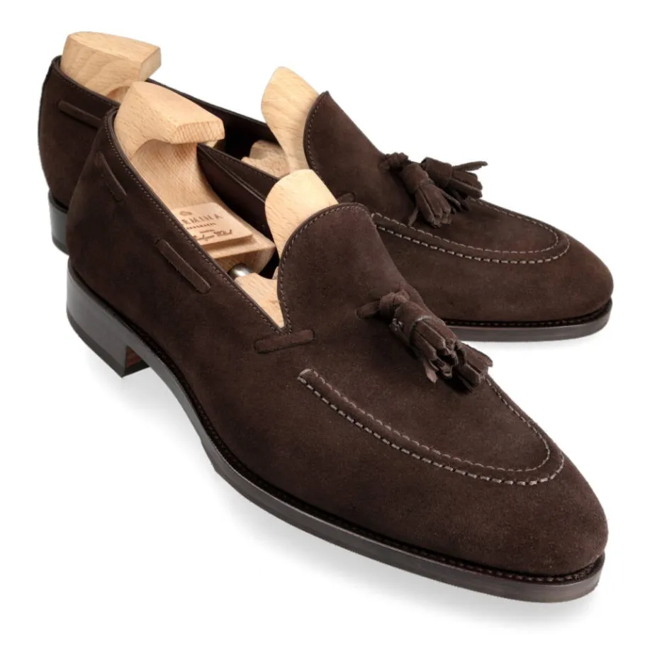 mocassins_a_gland_marron_daim__carmina_0-1.webp Online Carmina MOCASSINS A GLAND MARRON DAIM | BROWN