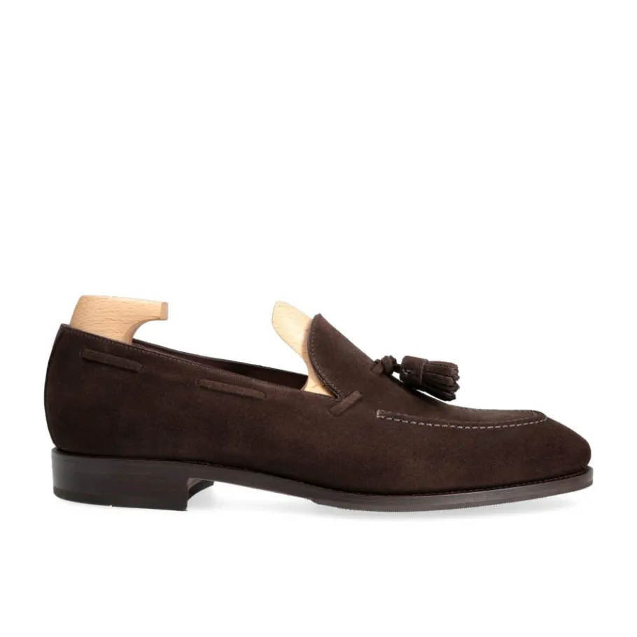 mocassins_a_gland_marron_daim__carmina_2-1.webp Online Carmina MOCASSINS A GLAND MARRON DAIM | BROWN