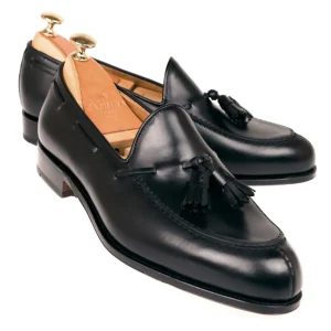 New Carmina MOCASSINS A GLAND NOIR BOXCALF | BLACK