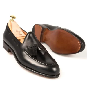 Cheap Carmina MOCASSINS A GLAND NOIR BOXCALF | BLACK
