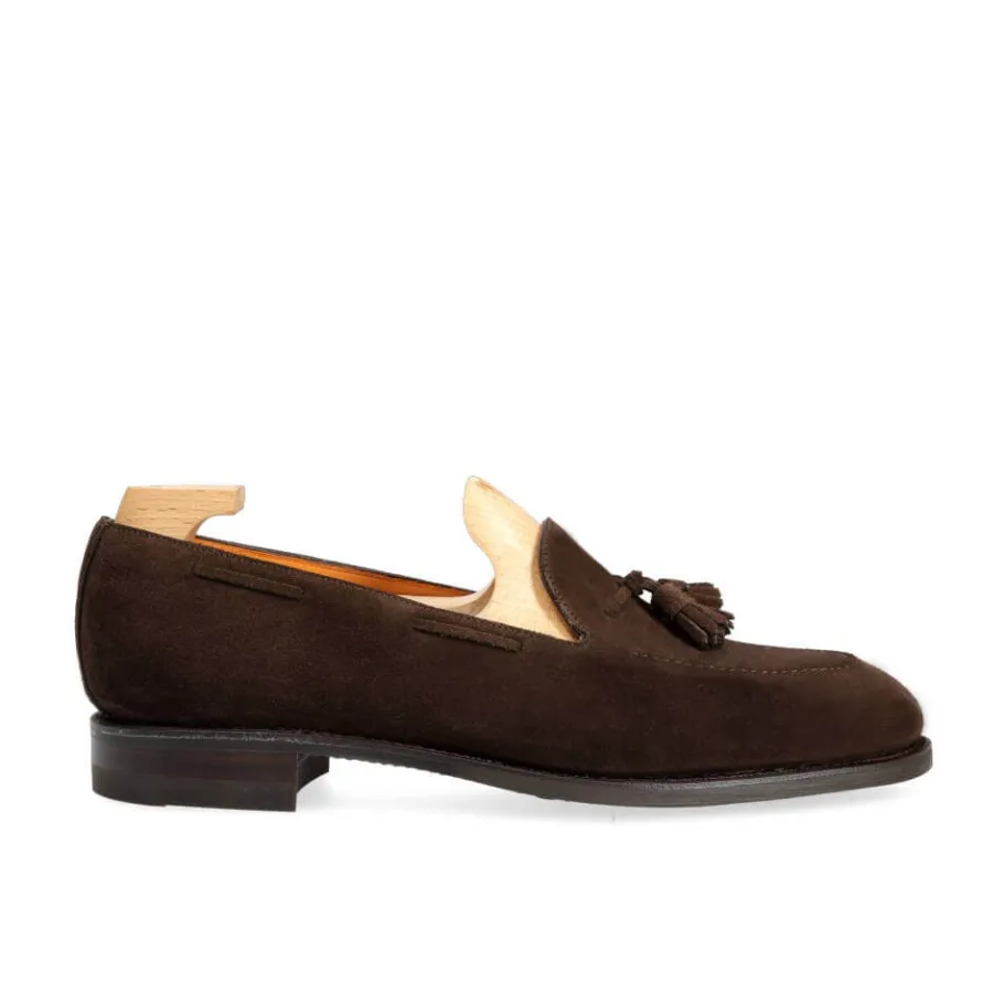 mocassins_a_glands_femme_daim_marron_carmina_2.webp Best Sale Carmina MOCASSINS A GLANDS FEMME DAIM MARRON | BROWN