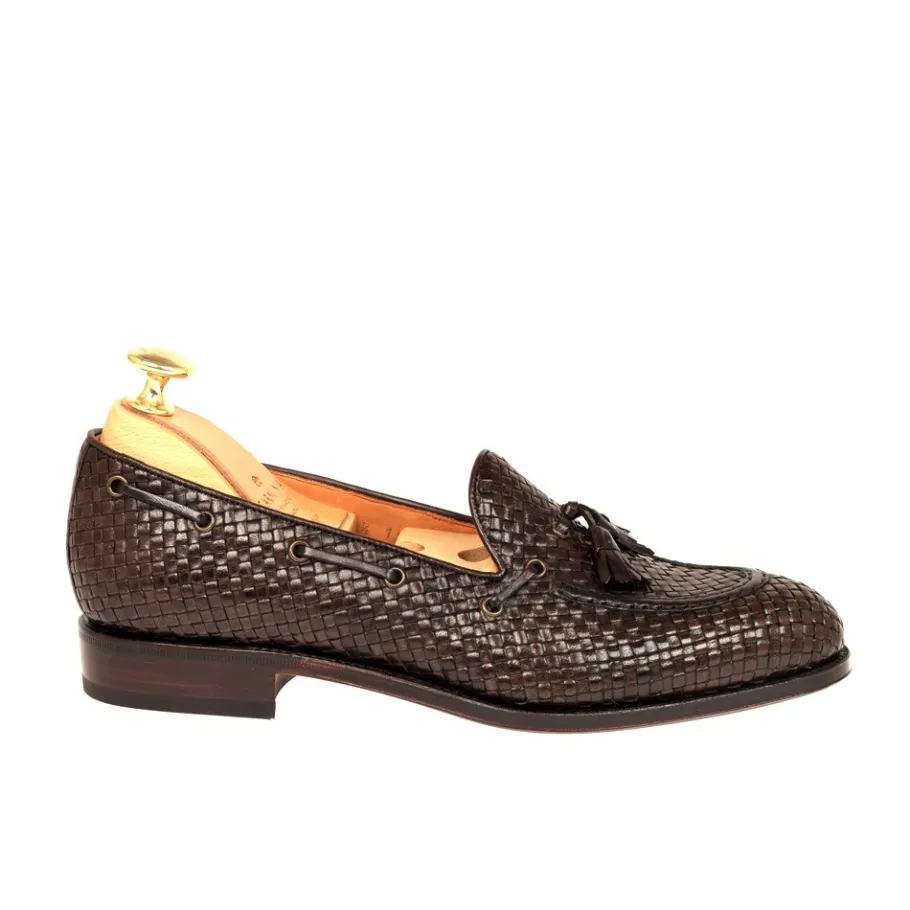 mocassins_a_glands_femme_tresse_marron_carmina_2.webp Best Sale Carmina MOCASSINS A GLANDS FEMME TRESSE MARRON | BROWN