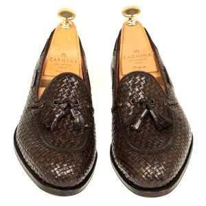 Best Sale Carmina MOCASSINS A GLANDS FEMME TRESSE MARRON | BROWN
