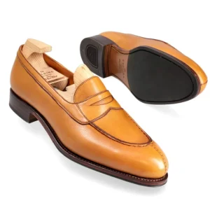 New Carmina MOCASSINS ANTIFAZ FEMME RUSTICALF TAN | TANNED