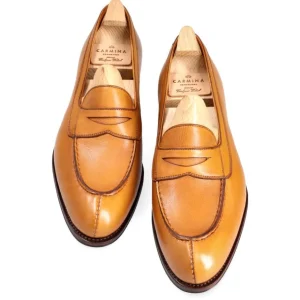 New Carmina MOCASSINS ANTIFAZ FEMME RUSTICALF TAN | TANNED
