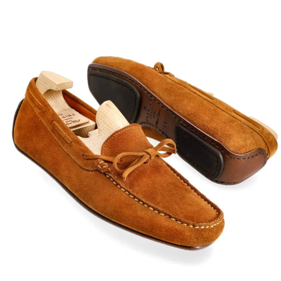 mocassins_avec_noeud_femme_daim_tabac_carmina_1.webp Flash Sale Carmina MOCASSINS AVEC NOEUD FEMME DAIM TABAC | TOBACCO