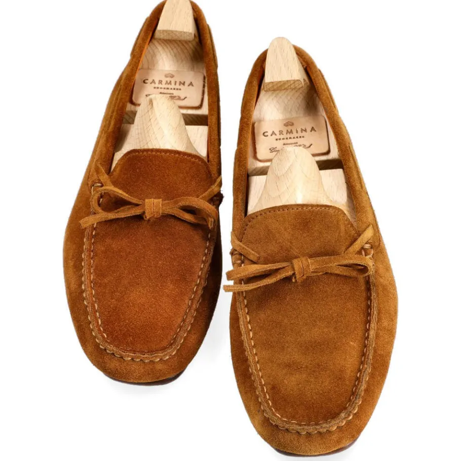 mocassins_avec_noeud_femme_daim_tabac_carmina_3.webp Flash Sale Carmina MOCASSINS AVEC NOEUD FEMME DAIM TABAC | TOBACCO