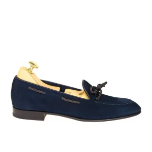 Clearance Carmina MOCASSINS AVEC NOEUD FEMME DAIM TRESSE MARINE MARRON | NAVY/BROWN