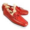 Clearance Carmina MOCASSINS AVEC NOEUD FEMME RUSTICALF ROUGE | RED