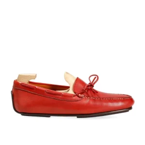 Clearance Carmina MOCASSINS AVEC NOEUD FEMME RUSTICALF ROUGE | RED