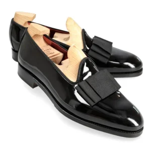 Clearance Carmina MOCASSINS AVEC NOEUD FEMME VERNIES NOIR | BLACK