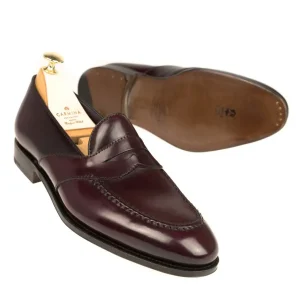 Cheap Carmina MOCASSINS CORDOVAN BORDEAUX | BURGUNDY