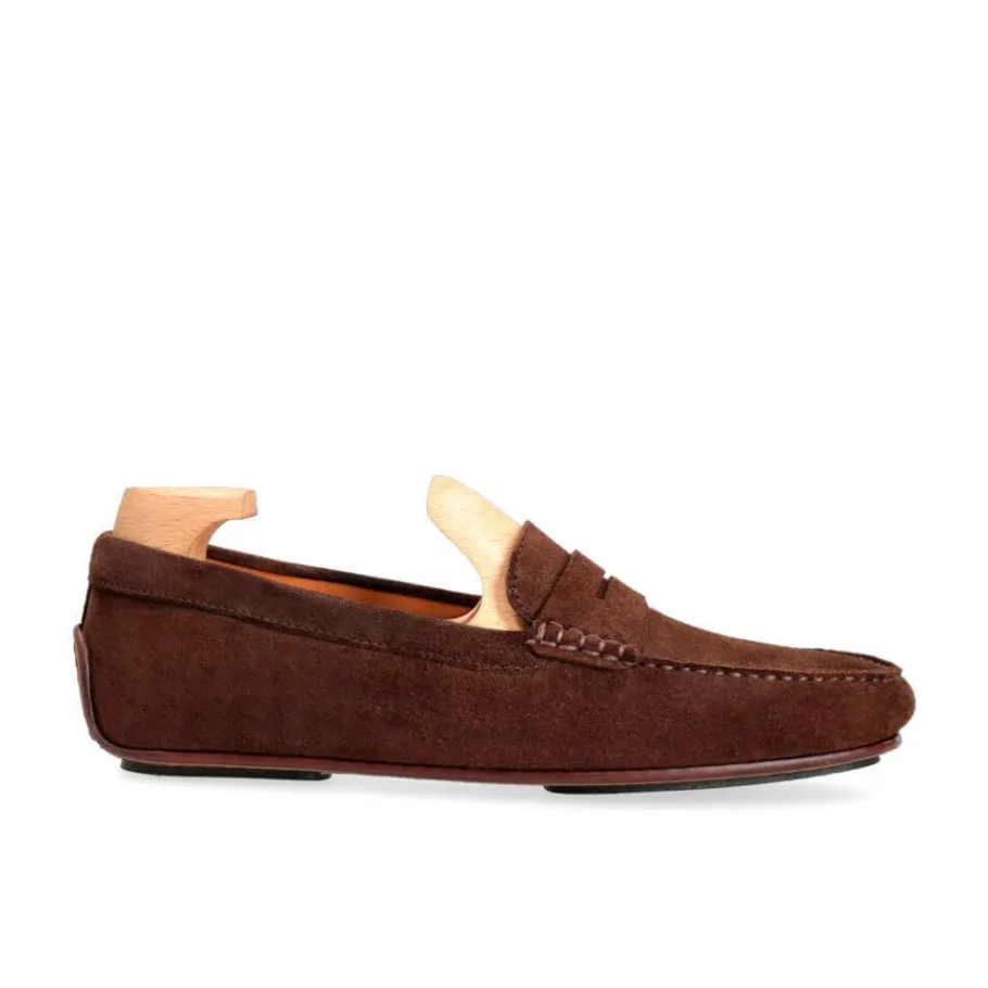 mocassins_de_conduite_en_daim_humus_2.webp Clearance Carmina MOCASSINS DE CONDUITE EN DAIM HUMUS
