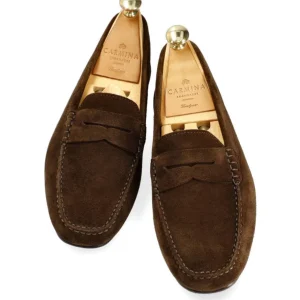 Flash Sale Carmina MOCASSINS DE CONDUITE EN DAIM MARRON | BROWN
