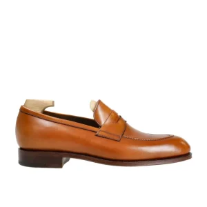 Hot Carmina MOCASSINS HOMME À POMPON 80832 ROBERT TANNED(CHESNUTFINISH)