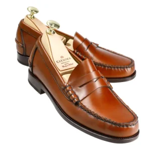 Store Carmina MOCASSINS PENNY 1930 XIM TANNED