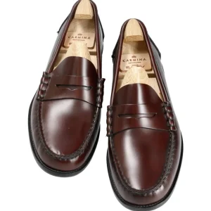 Store Carmina MOCASSINS PENNY 1930 XIM BURGUNDY
