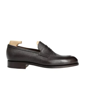 Store Carmina MOCASSINS PENNY LOAFER EN KARAGRAIN MARRON | BROWN