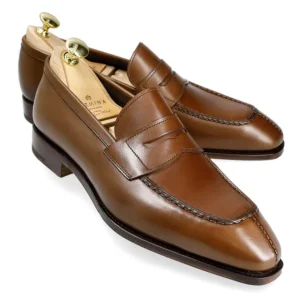 New Carmina MOCASSINS PENNY MARRON VÉGANE | BROWN