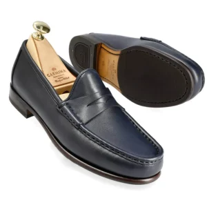 Clearance Carmina MOCASSINS PENNY POUR FEMMES MARINE RUSTICALF | NAVY