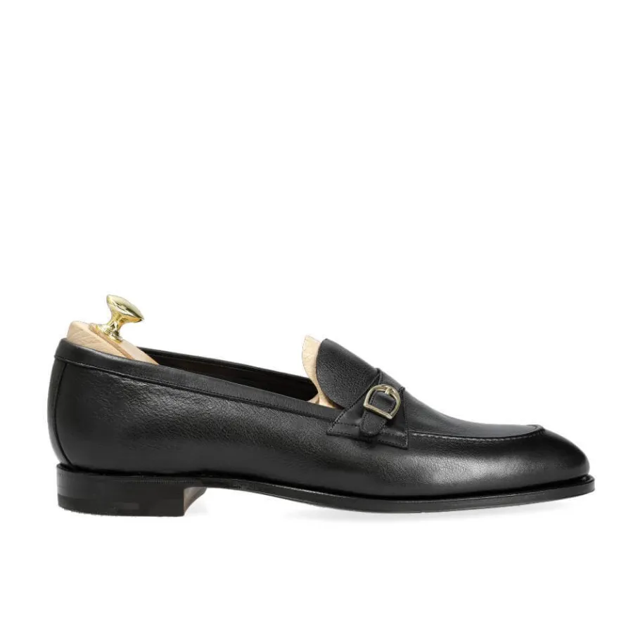 moccasins__boucle_noir_rusticalf__carmina_2.webp Cheap Carmina MOCCASINS À BOUCLE NOIR RUSTICALF | BLACK